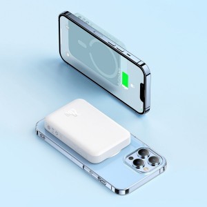 Baseus Magnetic Mini gyorstöltős power bank 10000mAh 20W + Type-C - Type-C kábel 60W (20V / 3A) 0.5m fehér (PPCX030002)-25