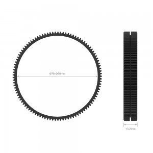 SmallRig 78mm-80mm Seamless Focus Gear Ring, follow focus gyűrű (3295)-1