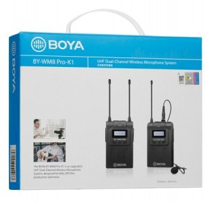 BOYA BY-WM8 Pro-K1 UHF vezeték nélküli szett (1+1)-4