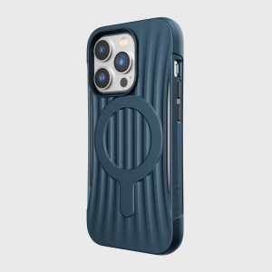 iPhone 14 Pro Max X-Doria Raptic Clutch MagSafe kompatibilis tok kék