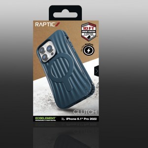 iPhone 14 Pro X-Doria Raptic Clutch MagSafe kompatibilis tok kék