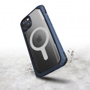 iPhone 14 Pro X-Doria Raptic Secure MagSafe kompatibilis tok kék