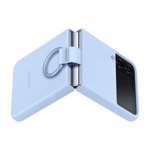 Samsung Galaxy Z Flip 4 Samsung Ring Silicone gyári tok kék (EF-PF721TLEGWW)