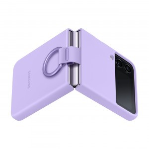 Samsung Galaxy Z Flip 4 Samsung Ring Silicone gyári tok lila (EF-PF721TVEGWW)
