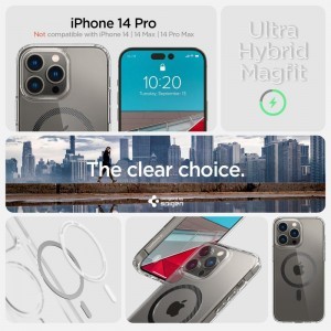 iPhone 14 Pro Spigen Ultra Hybrid MagSafe-kompatibilis tok Carbon Fiber