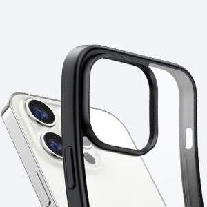 iPhone 14 Pro Ugreen Kickstand Protective Hard tok gél kerettel fekete