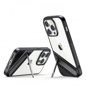 iPhone 14 Pro Max Ugreen Kickstand Protective Hard tok gél kerettel fekete