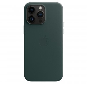 iPhone 14 Pro Max bőrtok erdőzöld (MPPN3ZM/A) Apple gyári MagSafe-rögzítésű