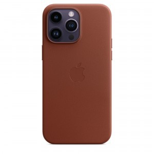 iPhone 14 Pro Max bőrtok umbra (MPPQ3ZM/A) Apple gyári MagSafe-rögzítésű