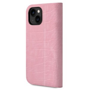 iPhone 14 Guess PU Croco fliptok rózsaszín (GUBKP14SHGCRHP)