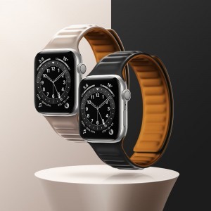 Apple Watch 7/8 41mm Mágneses óraszíj fekete