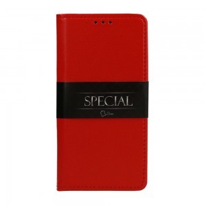iPhone 14 Pro Max Book Special bőr fliptok piros