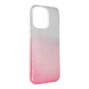 iPhone 14 Pro Max Forcell Shining tok átlátszó/rózsaszín