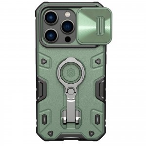 iPhone 14 Pro Max Nillkin CamShield Armor Pro tok sötétzöld
