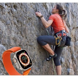 Apple Watch 4/5/6/7/8/SE/Ultra (42/44/45/49mm) Tech-Protect Nylon Pro szíj mousy