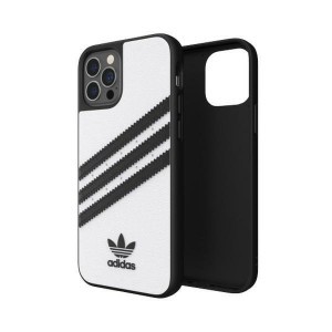 iPhone 12 Pro Adidas Originals Molded PU tok fekete/fehér