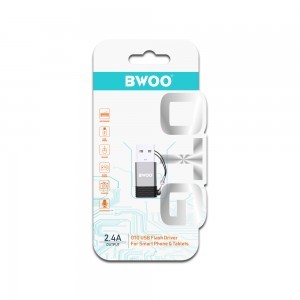 BWOO adapter BZ-38 USB-C - USB szürke OTG-2