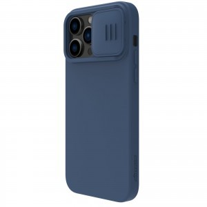 iPhone 14 Pro Nillkin CamShield Silky szilikon tok kék