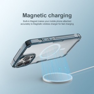 iPhone 14 Pro Nillkin Nature TPU Pro Magnetic Tok sötétlila