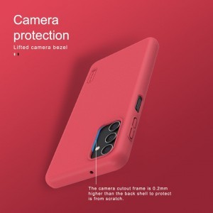 Samsung Galaxy A04S Nillkin Super Frosted tok + kihajtható támaszték világos piros