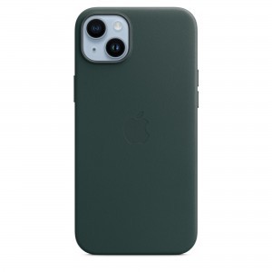 iPhone 14 Plus bőrtok erdőzöld (MPPA3ZM/A) Apple gyári MagSafe-rögzítésű