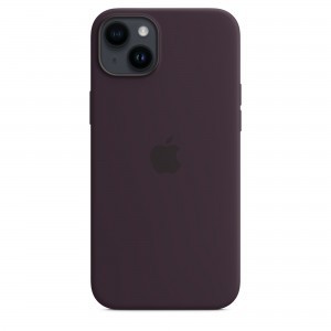 iPhone 14 Plus szilikontok bodzabogyó (MPT93ZM/A) Apple gyári MagSafe-rögzítésű (SEASONAL 2022 Fall)
