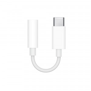 Apple gyári USB Type-C – 3.5mm-es fejhallgató-csatlakozó átalakító (MU7E2ZM/A)