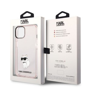 iPhone 14 Plus Karl Lagerfeld KLHCP14MHNCHTCP IML Choupette NFT tok rózsaszín
