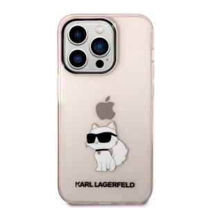 iPhone 14 Pro Max Karl Lagerfeld KLHCP14XHNCHTCP IML Choupette NFT tok rózsaszín