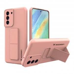 Samsung Galaxy S21 FE Wozinsky Kickstand tok rózsaszín