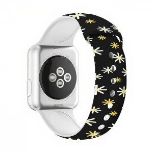 Apple Watch 4/5/6/7/8/SE (38/40/41mm) karácsonyi mintás óraszíj Alphajack (XMAS-8)