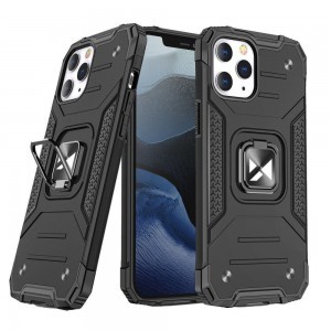 iPhone 14 Pro Max Ring Armor Wozinsky tok kihajtható támasszal fekete
