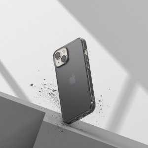 iPhone 14 Plus Ringke Fusion Matt tok gél kerettel szürke
