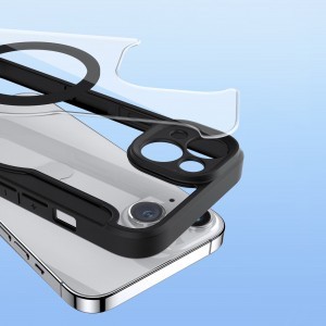 iPhone 14 Dux Ducis Skin X Pro Magsafe mágneses fliptok fekete