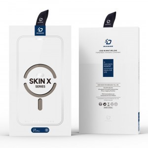 iPhone 14 Pro Max Dux Ducis Skin X Pro Magsafe mágneses fliptok bézs