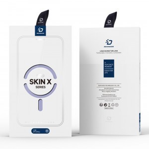 iPhone 14 Pro Dux Ducis Skin X Pro Magsafe mágneses fliptok lila