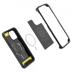 iPhone 14 Pro Spigen GEO Armor 360 MagSafe kompatibilis tok fekete