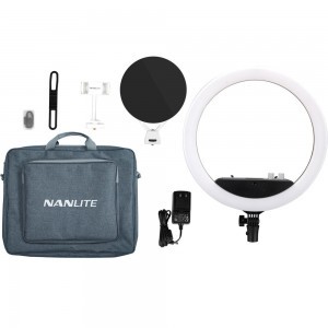 Nanlite Halo 14U LED körlámpa beépített akkumulátorral 2700-6500K-8