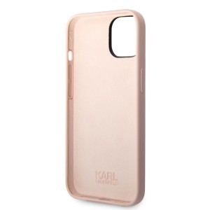 iPhone 14 Karl Lagerfeld KLHCP14SSNIKBCP Liquid Silicone Ikonik NFT tok rózsaszín