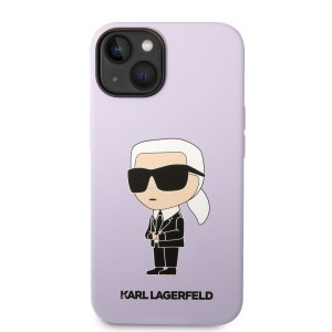 iPhone 14 Plus Karl Lagerfeld KLHCP14MSNIKBCU Liquid Silicone Ikonik NFT tok lila