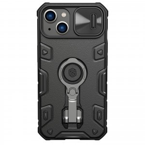 iPhone 14 Nillkin CamShield Armor Pro tok MagSafe kompatibilis fekete