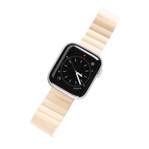 Apple Watch Ultra (49mm) Dux Ducis mágneses óraszíj bézs