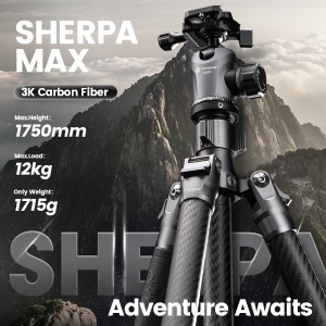 Fotopro Sherpa Max karbon fényképező állvány, tripod 175cm-10