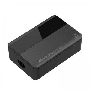 RÉGI LDNIO A4808Q hálózati töltő adapter 2x USB + 2x USB-C, 65W fekete