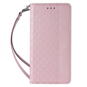 Samsung Galaxy A23 5G Mágneses Strap fliptok rózsaszín