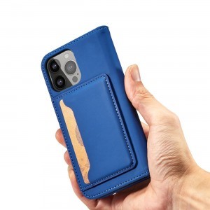 Samsung Galaxy A23 5G Mágneses Card fliptok kék