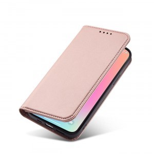 Samsung Galaxy A23 5G Mágneses Card fliptok rózsaszín