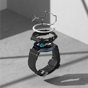 Samsung Galaxy Watch 4/5 44 mm Ringke Fusion-X Guard kijelzőborítás fekete