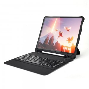 iPad Pro 11'' 2021/2020/2018 Choetech Keyboard tok vezeték nélküli Bluetooth billentyűzettel fekete ANGOL