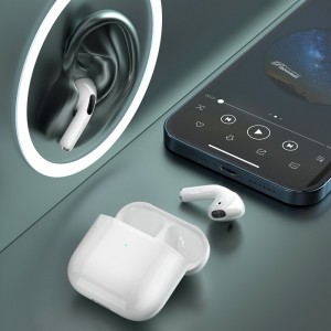 Dudao TWS In-Ear vezeték nélküli Bluetooth fülhallgató fehér